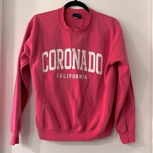 California Coronado Beach Crewneck Vintage Style Sweatshirt